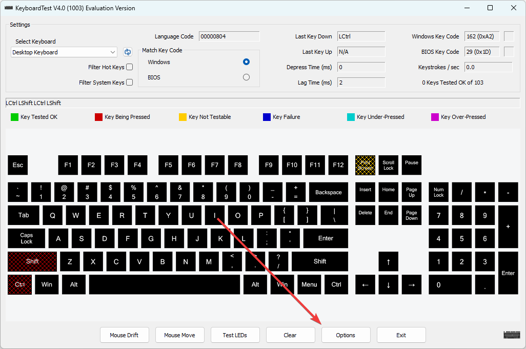 PassMark KeyboardTest(键盘测试)