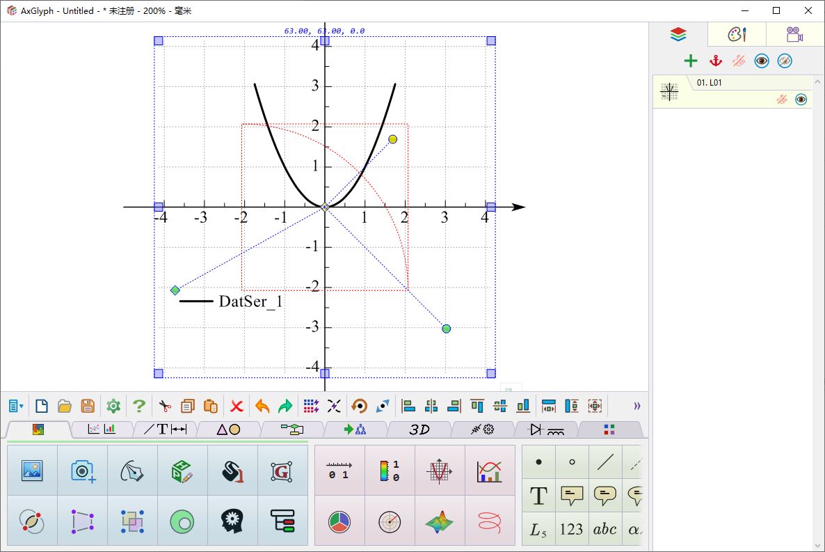 AxGlyph(矢量绘图)