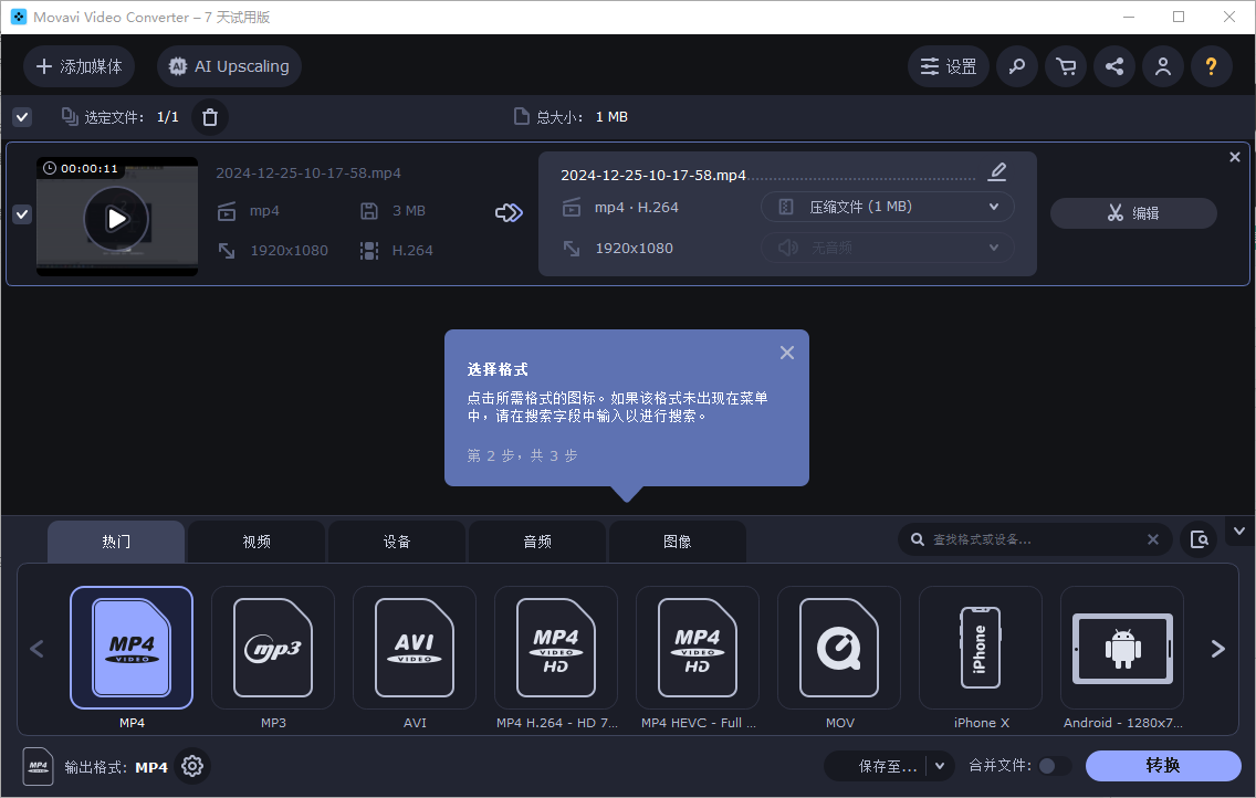 Movavi Video Converter(视频转换)