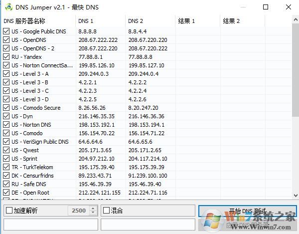 dns测试工具下载_DNS Jumper v2.1（DNS测试切换）完全免费版