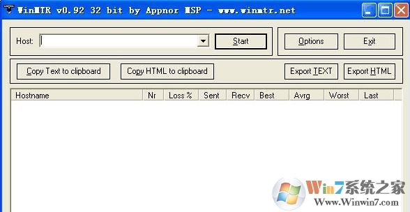 Winmtr下载_winmtr(Tracert IP工具) v0.9.2绿色版