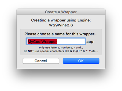 Wineskin for mac