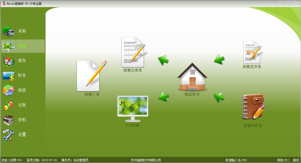 Excel进销存 V3.38 专业版