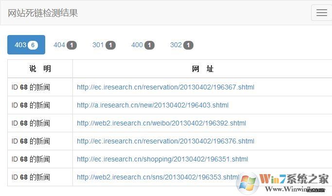 啄木鸟网站死链检测工具