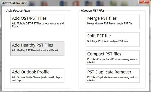 Shoviv Outlook Suite(PST文件处理软件)正式版