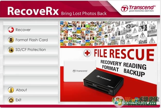 手机内存卡SD卡修复可恢复数据软件RecoveRx Tool v2.0软件logo图