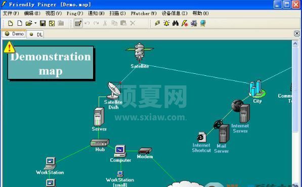 拓扑图软件下载_Fpinger(网络拓扑图制作软件)v5.0.1 绿色汉化版