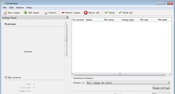 Converseen下载_Converseen(图片批量转换/尺寸修改)绿色汉化版