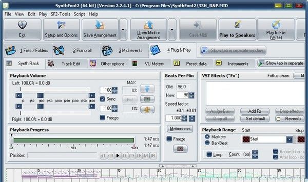 SynthFont(音频编辑软件)下载|MIDI音频合成软件 V2.5.0.1官方版