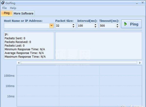 Ping测试工具下载_GoPing(图形化网路连线检测工具)绿色版