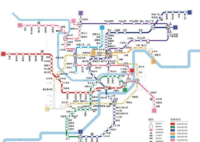 重庆轨道交通线路图下载_重庆轻轨线路图高清版