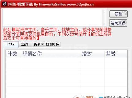 抖音视频下载_FireworksSmiles抖音视频去水印下载器