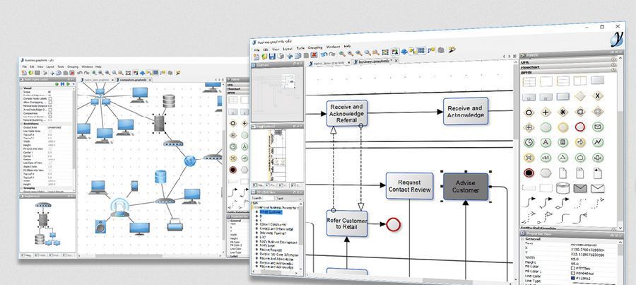 yEd Graph Editor汉化版_yEd Graph Editor(流程图制作软件)绿色版