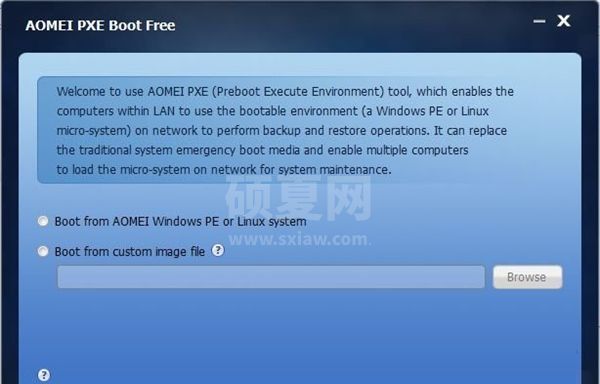 AOMEI PXE Boot Free(PXE系统维护工具)