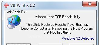 WinSockFix网络修复工具