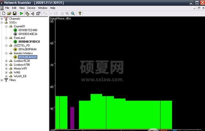 NetStumbler下载_NetStumbler v0.4汉化版(免费无线接入点扫描)