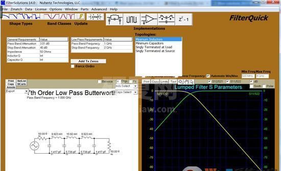 滤波器设计软件下载_Filter Solutions 2015汉化破解版