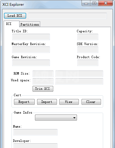 XCI文件查看器_XCI Explorer(打开XCI格式)绿色版