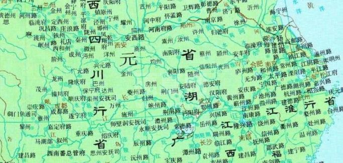 元朝地图最大时全图高清版