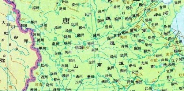 唐朝地图全图高清版