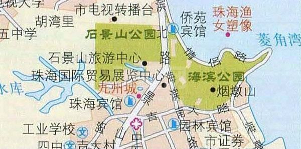 广东地图珠海地图全图V2023