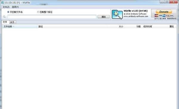 WizFile(快速搜索电脑文件工具) v2.06绿色版