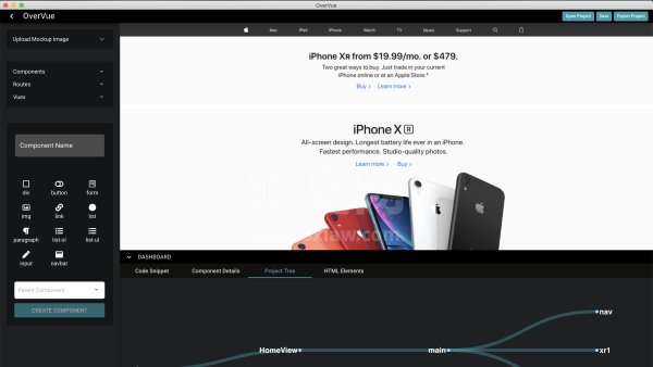 OverVue(Vue原型设计工具)