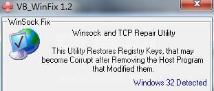 WinsockxpFix下载|(Winsock/TCP修复工具) V1.5最新版