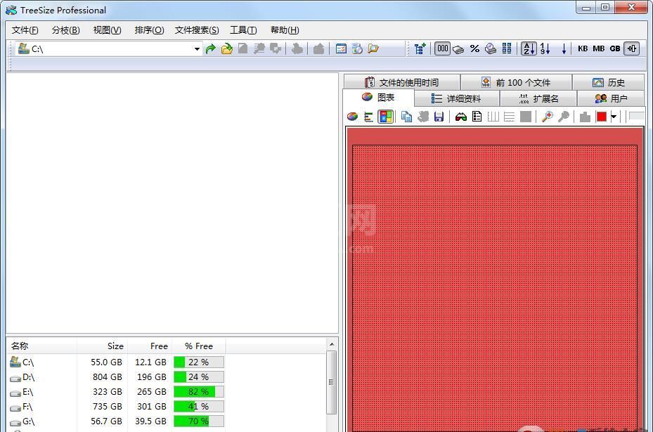 Treesize Pro中文绿色版(硬盘空间管理)v5.2.0绿色专业版