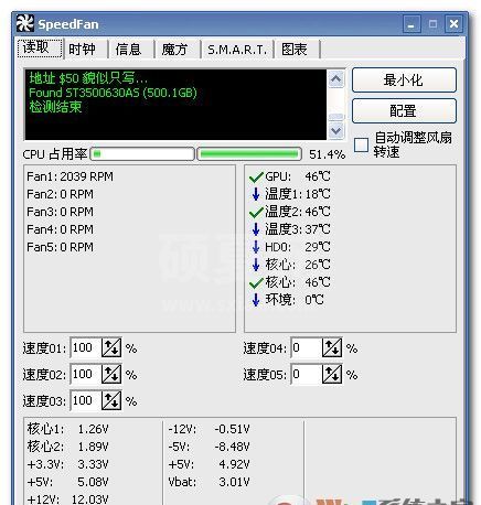 SpeedFan(CPU风扇调速软件)