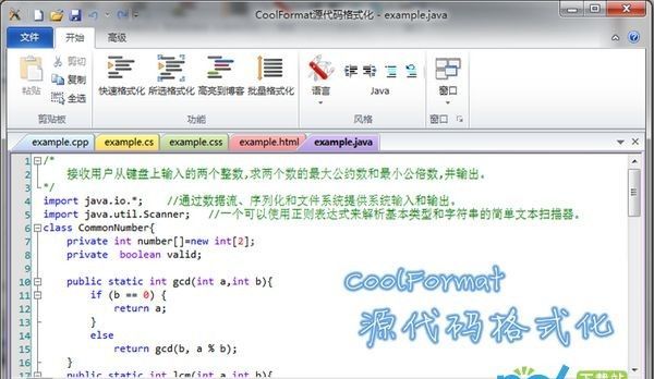 源代码格式化工具_CoolFormat(源代码格式化工具)绿色版