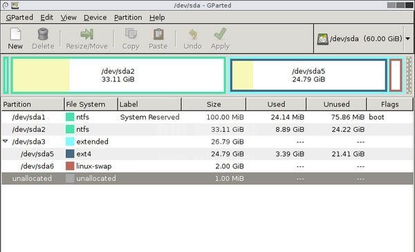 GParted下载|GParted(开源分区编辑器) V1.1.0官方版