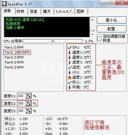 CPU风扇转速调节软件下载(cpu风扇转速怎么调节工具) v4.51中文版