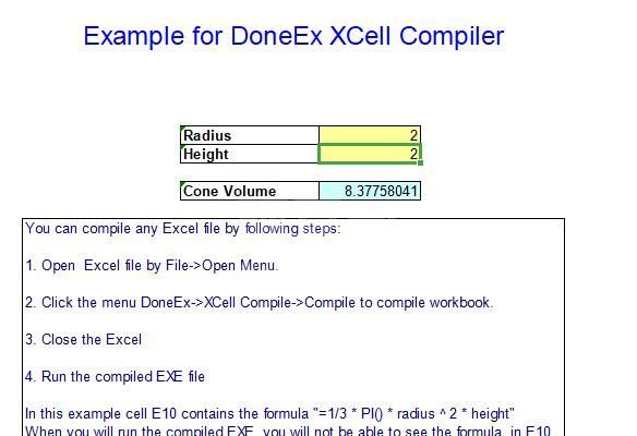 XCell Compiler(Excel编译器)